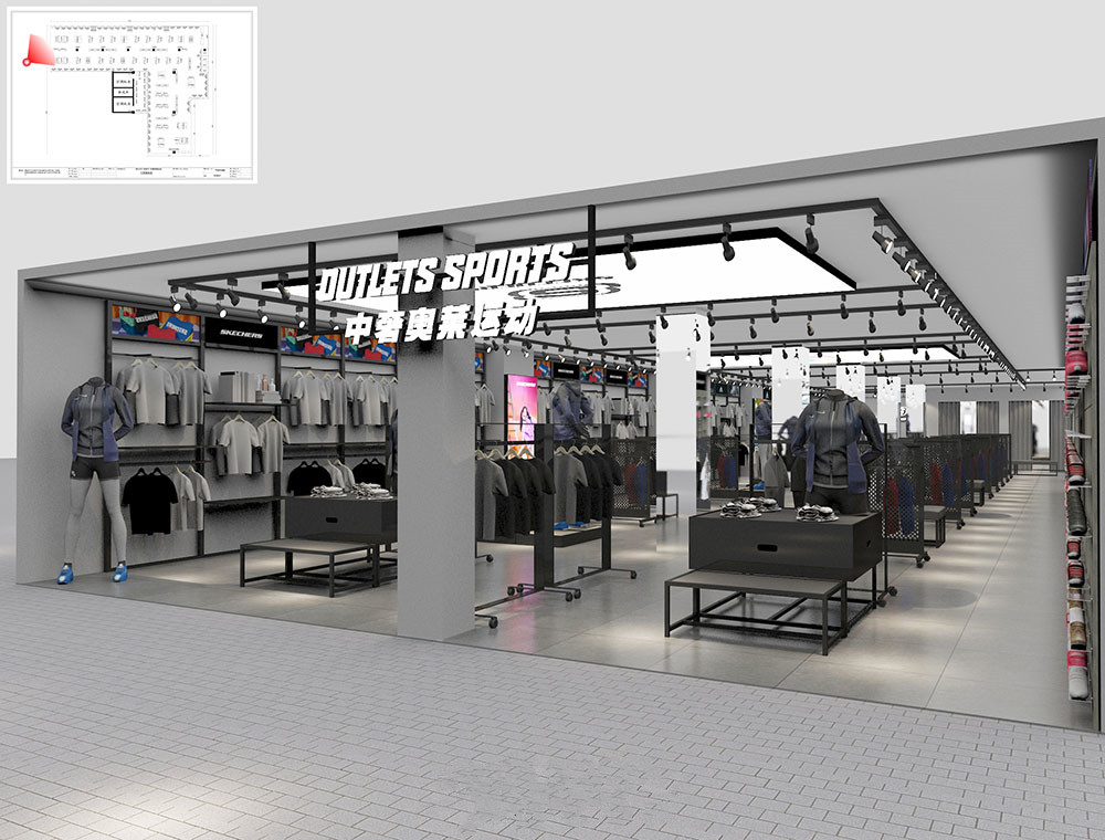 ​服装展示架