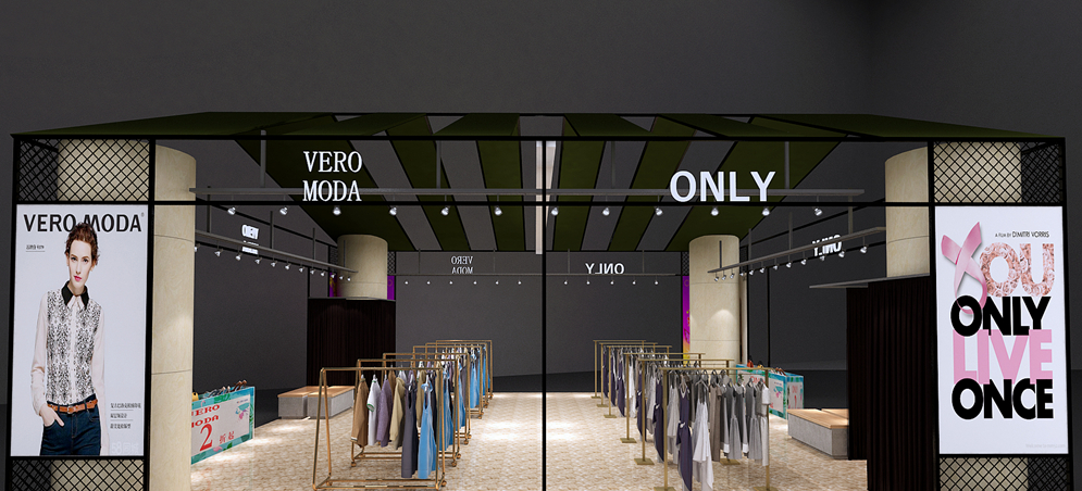 ONLY 女装 女装展柜定制案例