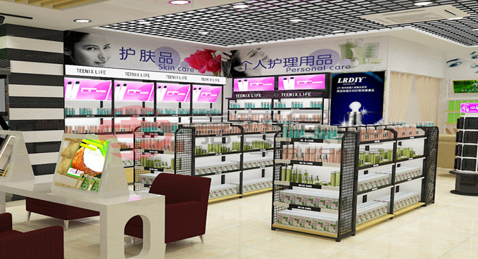化妆品集合店—展柜定制