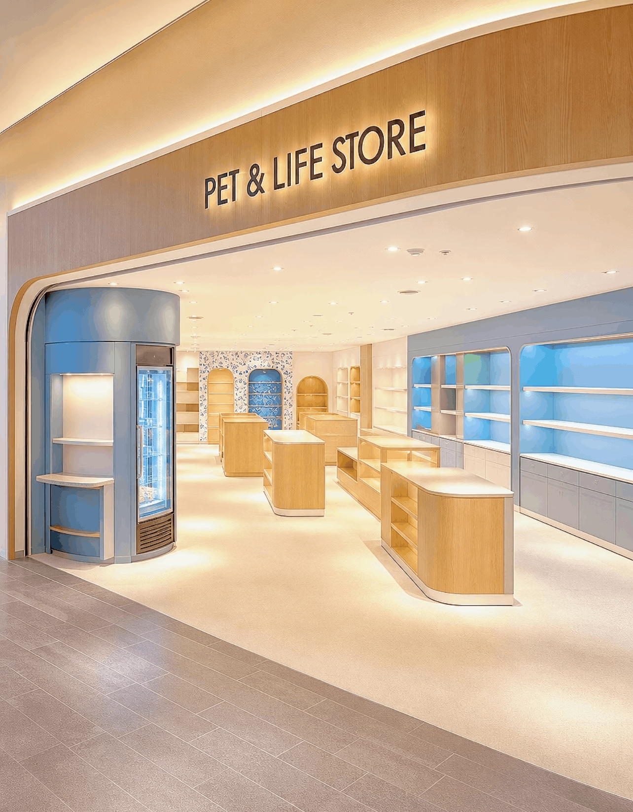SPAO集合店展示柜