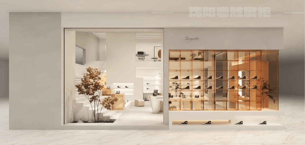  符白鞋包展示柜