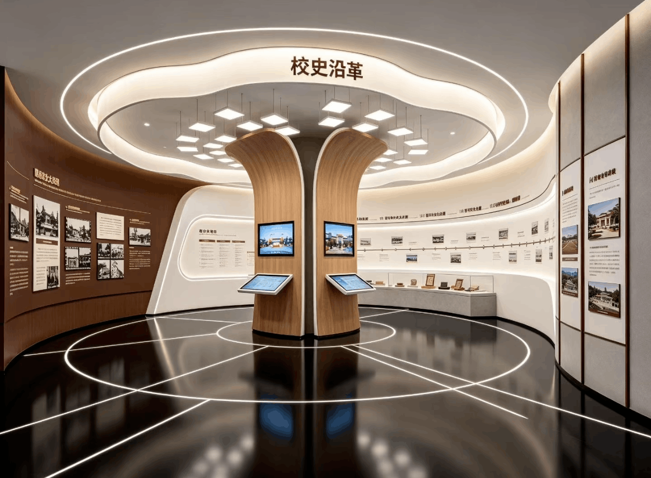 校史馆展厅展示柜
