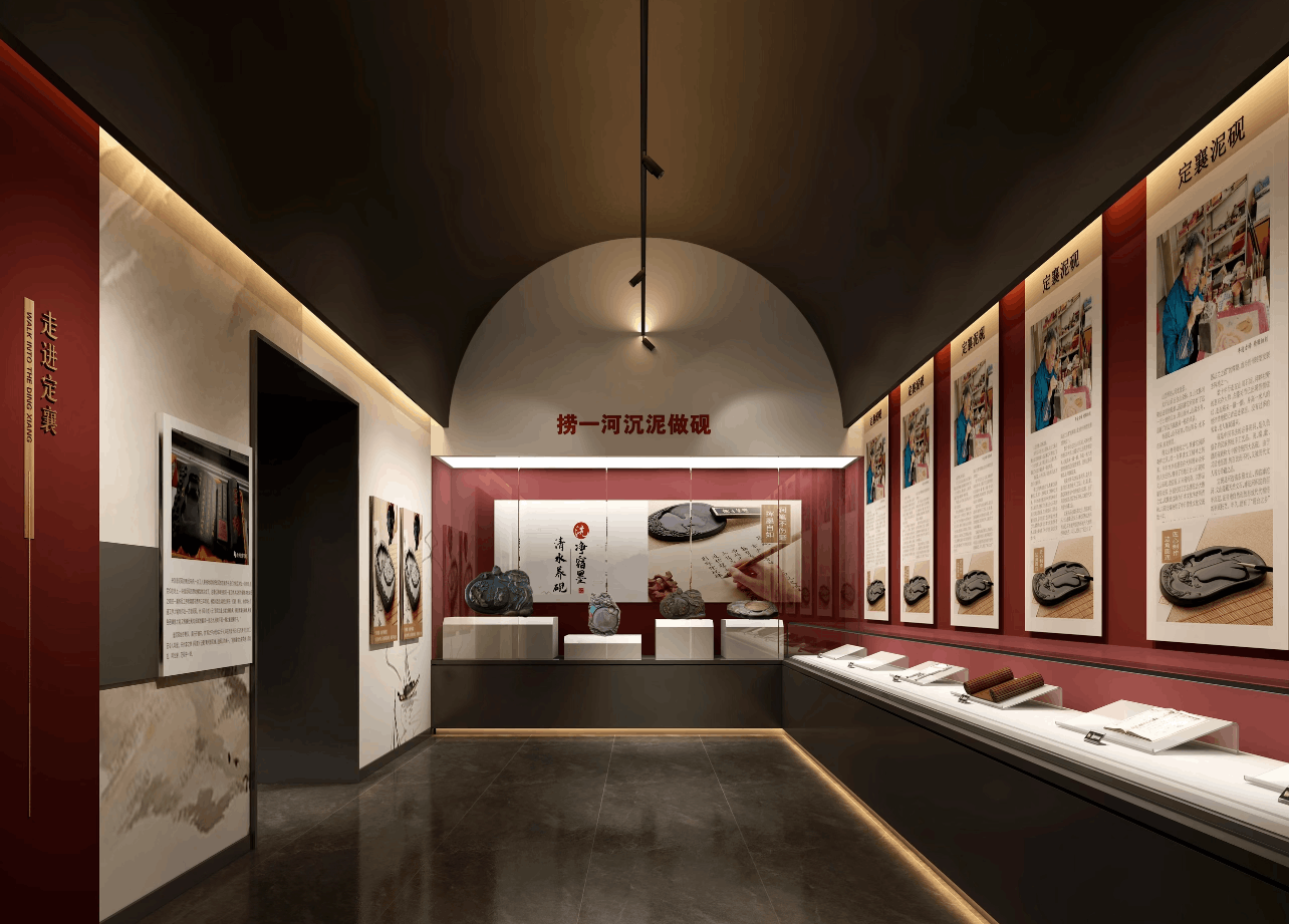 非遗文化展厅展示柜