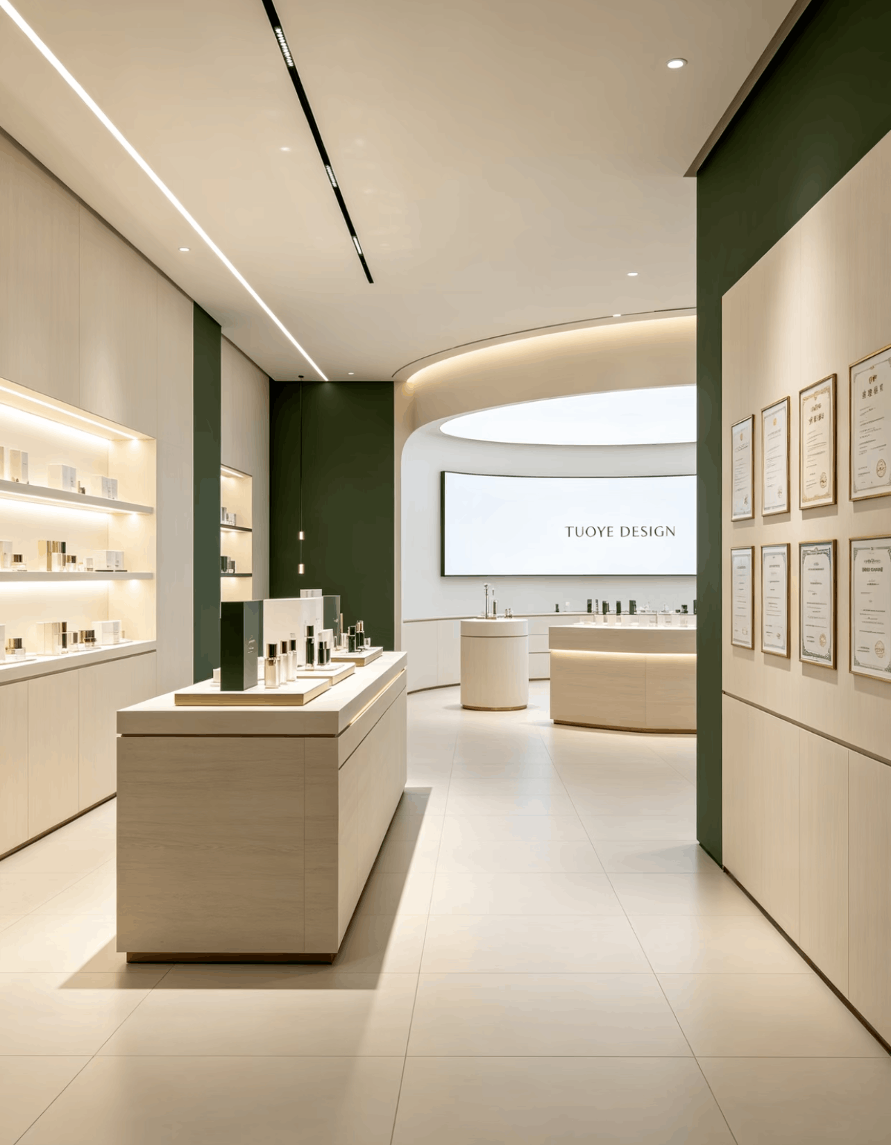 TD护肤品展示柜